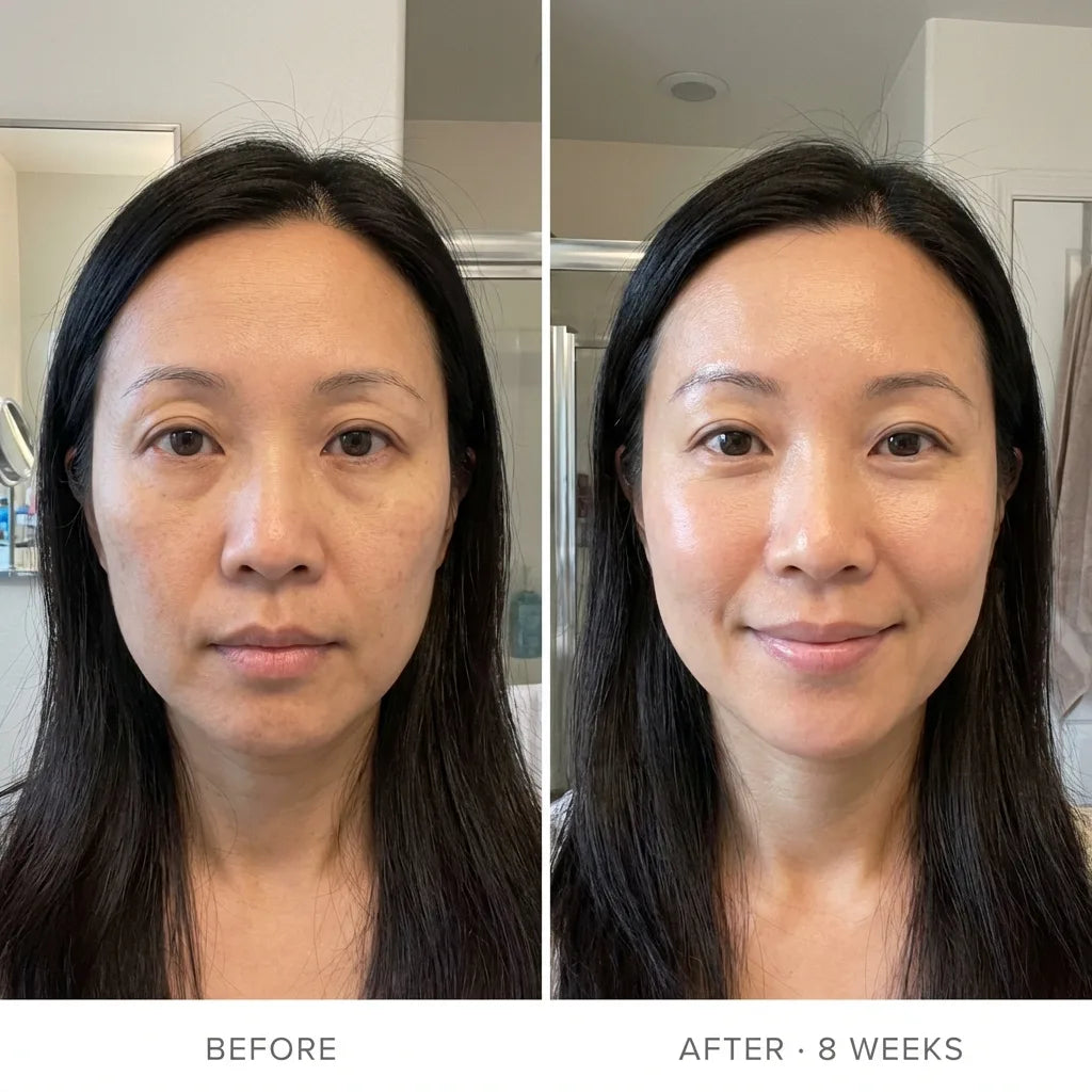 Before and after results